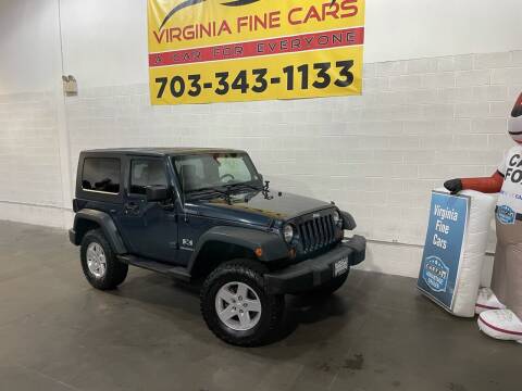 2008 Jeep Wrangler for sale at Virginia Fine Cars in Chantilly VA