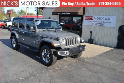 2020 Jeep Wrangler Unlimited for sale at Nick's Motor Sales in Kalkaska MI