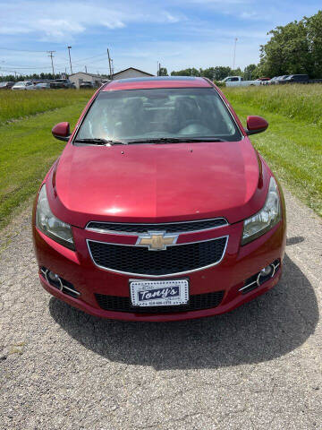 2012 Chevrolet Cruze for sale at Tony's Wholesale LLC in Ashland OH