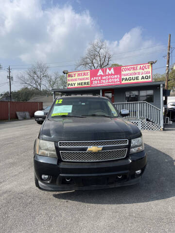2012 Chevrolet Tahoe for sale at Apex Motors in Rosenberg TX