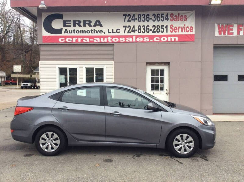 2016 Hyundai Accent for sale at Cerra Automotive LLC in Greensburg PA