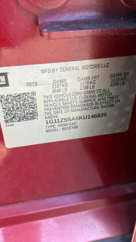 2019 Chevrolet Impala LT