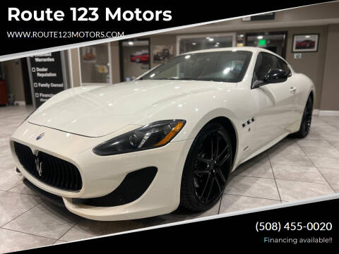 2017 Maserati GranTurismo for sale at Route 123 Motors in Norton MA