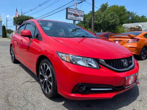 2013 Honda Civic for sale at PARKWAY MOTORS 399 LLC in Fords NJ