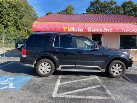 2005 Lincoln Aviator for sale at TV Auto Sales in Greer SC