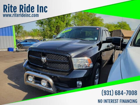 2013 RAM 1500 for sale at Rite Ride Inc 2 in Shelbyville TN