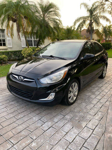 2012 Hyundai Accent for sale at CARS AMAZON LLC in Miami FL