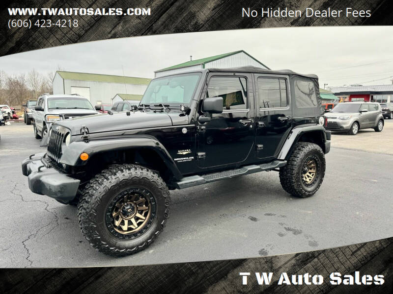 2014 Jeep Wrangler Unlimited for sale at T W Auto Sales in Science Hill KY