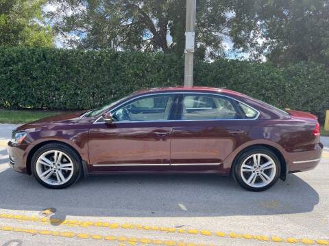 2013 Volkswagen Passat for sale at EUROPEAN AUTO ALLIANCE LLC in Coral Springs FL