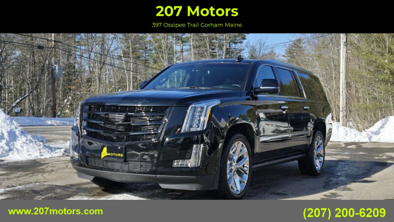 2017 Cadillac Escalade ESV for sale at 207 Motors in Gorham ME
