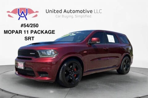 2018 Dodge Durango for sale at UNITED Automotive in Denver CO
