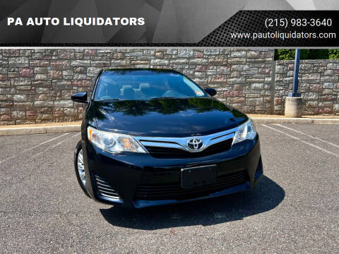 2013 Toyota Camry for sale at PA AUTO LIQUIDATORS in Huntingdon Valley PA