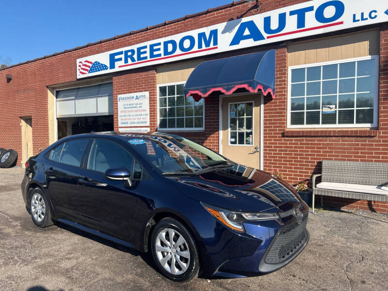 2022 Toyota Corolla for sale at FREEDOM AUTO LLC in Wilkesboro NC