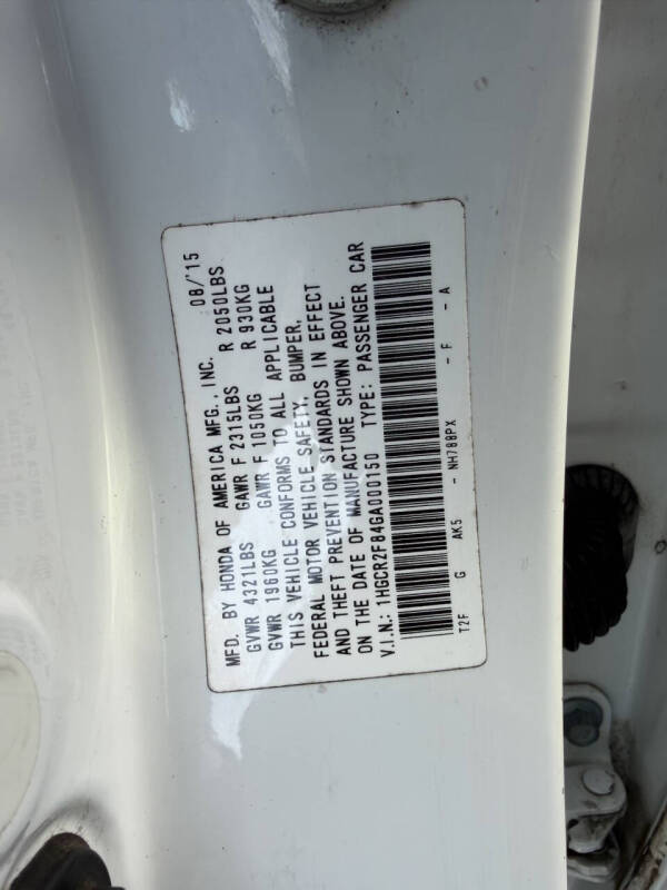 2016 Honda Accord EX-L