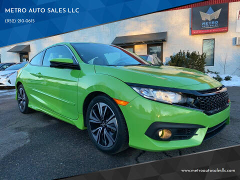 2016 Honda Civic for sale at METRO AUTO SALES LLC in Lino Lakes MN