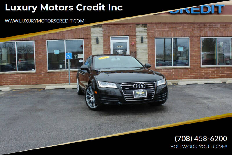 2014 Audi A7 for sale at Luxury Motors Credit Inc in Bridgeview IL