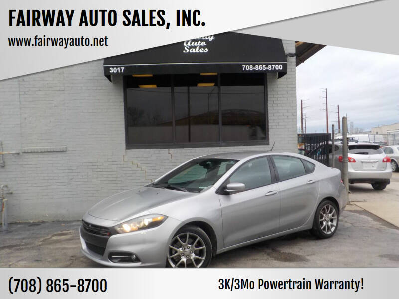 2015 Dodge Dart for sale at FAIRWAY AUTO SALES, INC. in Melrose Park IL