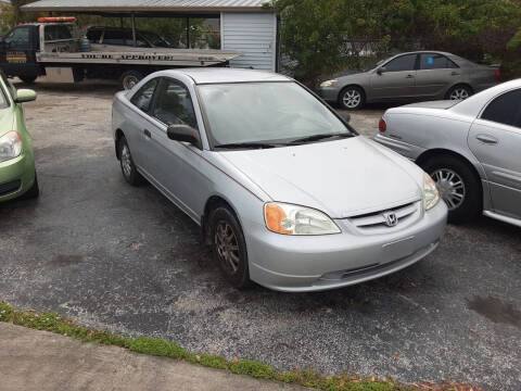 2002 Honda Civic for sale at Easy Credit Auto Sales in Cocoa FL