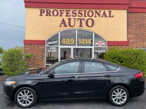 2017 Ford Fusion for sale at Professional Auto Sales & Service in Fort Wayne IN
