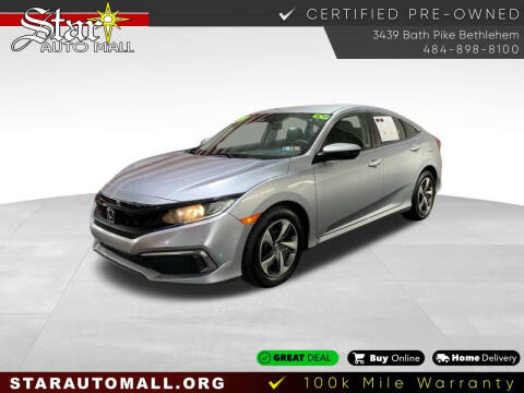 2019 Honda Civic for sale at STAR AUTO MALL 512 in Bethlehem PA