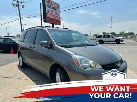 2005 Toyota Sienna for sale at Melrose Auto Market. in Melrose Park IL