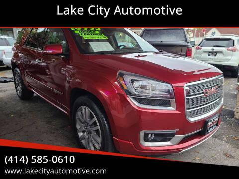 2014 GMC Acadia for sale at Lake City Automotive in Milwaukee WI