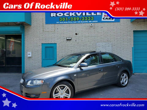2007 Audi A4 for sale at Cars Of Rockville in Rockville MD