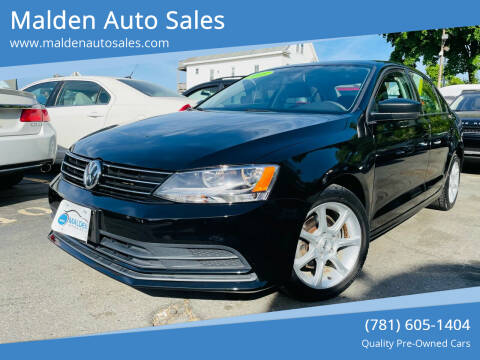 2015 Volkswagen Jetta for sale at Malden Auto Sales in Malden MA