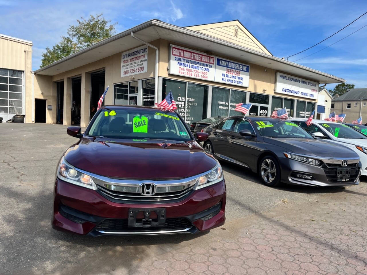 2016 Honda Accord for sale at Kenny Auto Sales in Manville, NJ