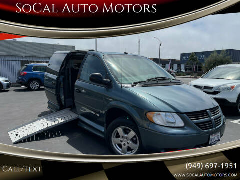 2005 Dodge Grand Caravan for sale at SoCal Auto Motors in Costa Mesa CA