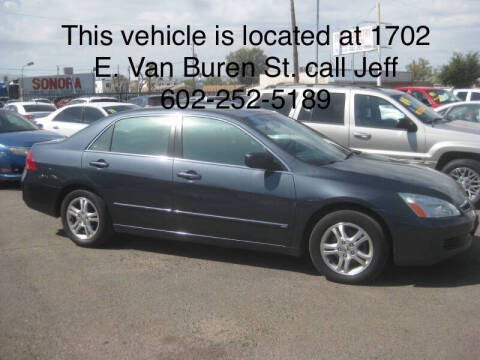 2006 Honda Accord for sale at Town and Country Motors - 1702 East Van Buren Street in Phoenix AZ