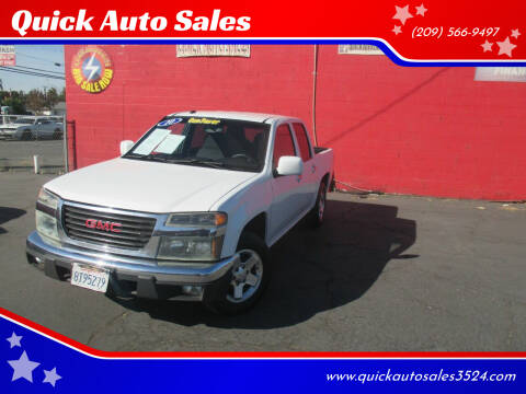 2010 GMC Canyon for sale at Quick Auto Sales in Ceres CA