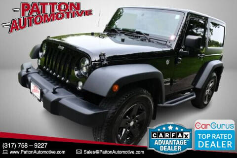 2018 Jeep Wrangler JK for sale at Patton Automotive in Sheridan IN