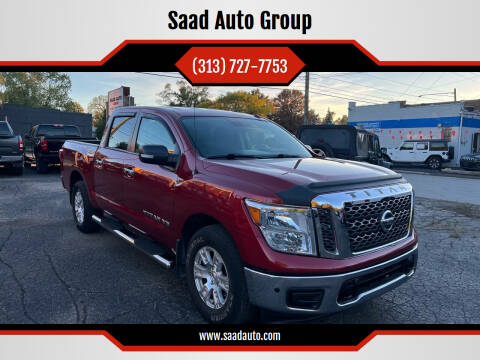 2018 Nissan Titan for sale at Saad Auto Group in Dearborn Heights MI