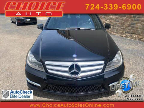 2013 Mercedes-Benz C-Class for sale at CHOICE AUTO SALES in Murrysville PA
