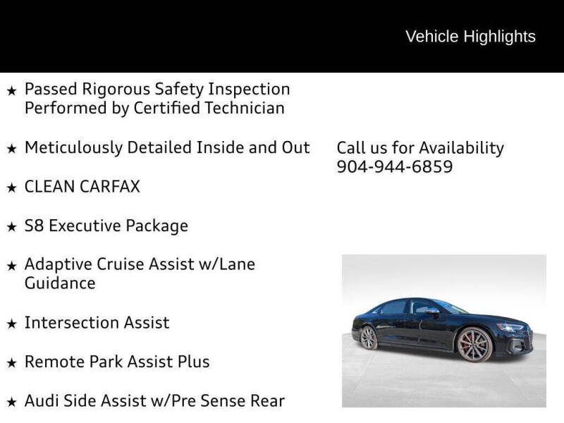 2023 Audi S8 4.0T quattro