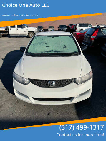 2009 Honda Civic for sale at Choice One Auto LLC in Beech Grove IN