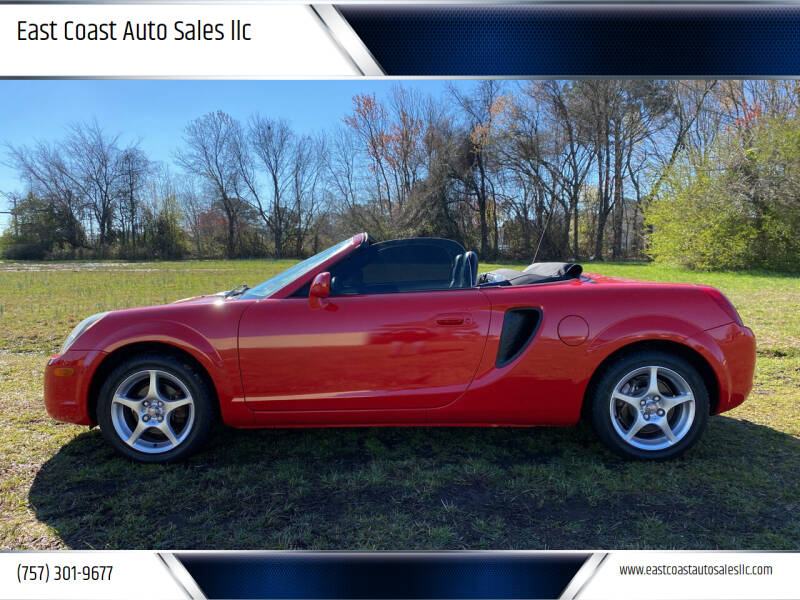 2002 Toyota MR2 Spyder for sale at East Coast Auto Sales llc in Virginia Beach VA