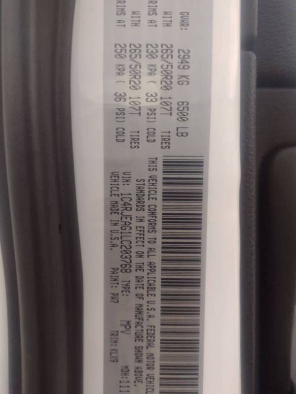 2020 Jeep Grand Cherokee Laredo