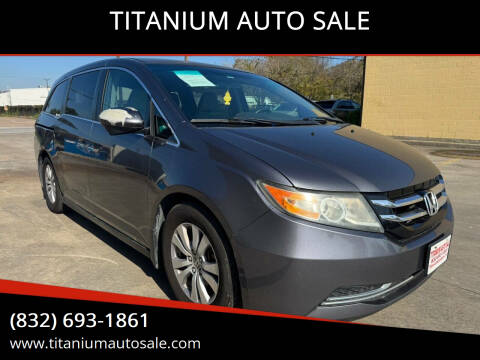 2014 Honda Odyssey for sale at TITANIUM AUTO SALE in Houston TX