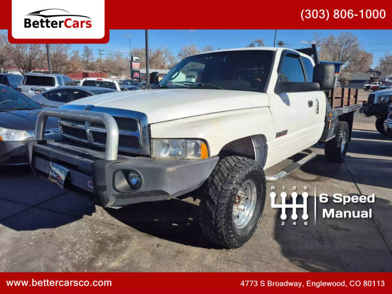 2001 Dodge Ram 2500 for sale at Better Cars in Englewood CO