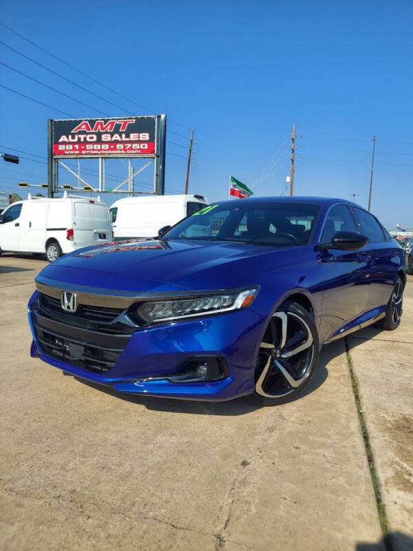 2021 Honda Accord for sale at AMT AUTO SALES LLC in Houston TX