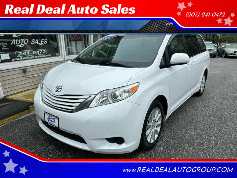 2015 Toyota Sienna for sale at Real Deal Auto Sales in Auburn ME