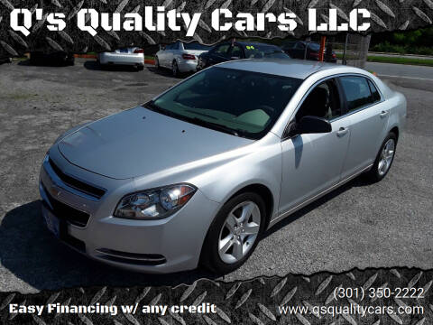 2009 Chevrolet Malibu for sale at Q's Quality Cars LLC in Capitol Heights MD