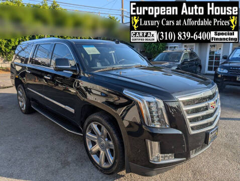 2020 Cadillac Escalade ESV for sale at European Auto House in Los Angeles CA