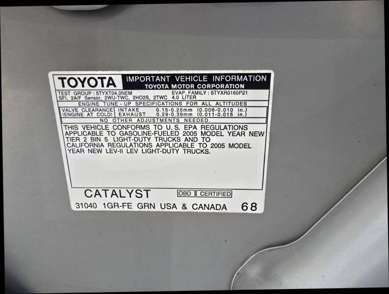 2005 Toyota Tacoma PreRunner V6