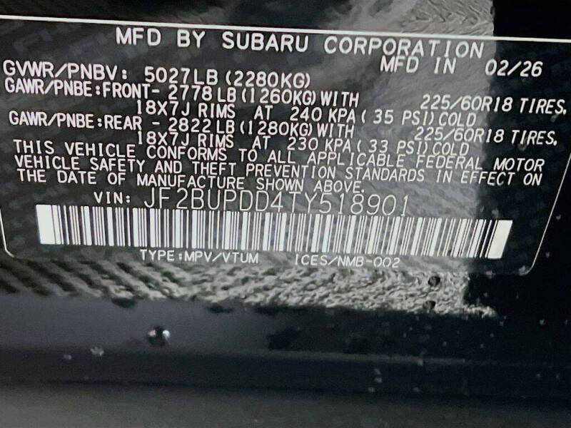 2026 Subaru Outback Limited