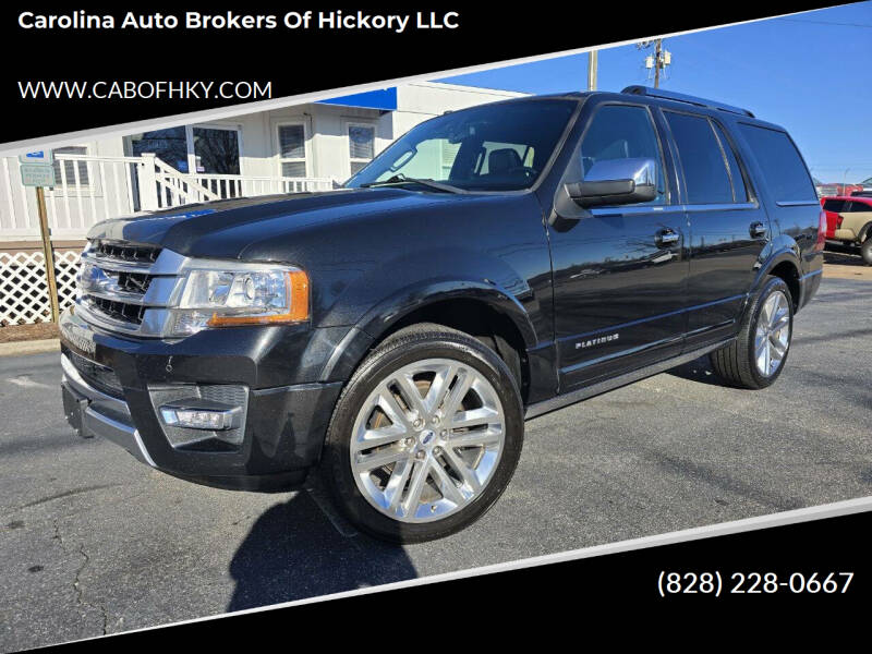 2015 Ford Expedition for sale at Carolina Auto Brokers of Hickory LLC in Hickory NC