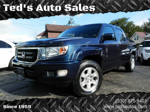 2011 Honda Ridgeline for sale at Ted's Auto Sales in Louisville OH