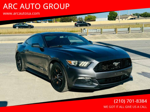 2015 Ford Mustang for sale at ARC AUTO GROUP in San Antonio TX